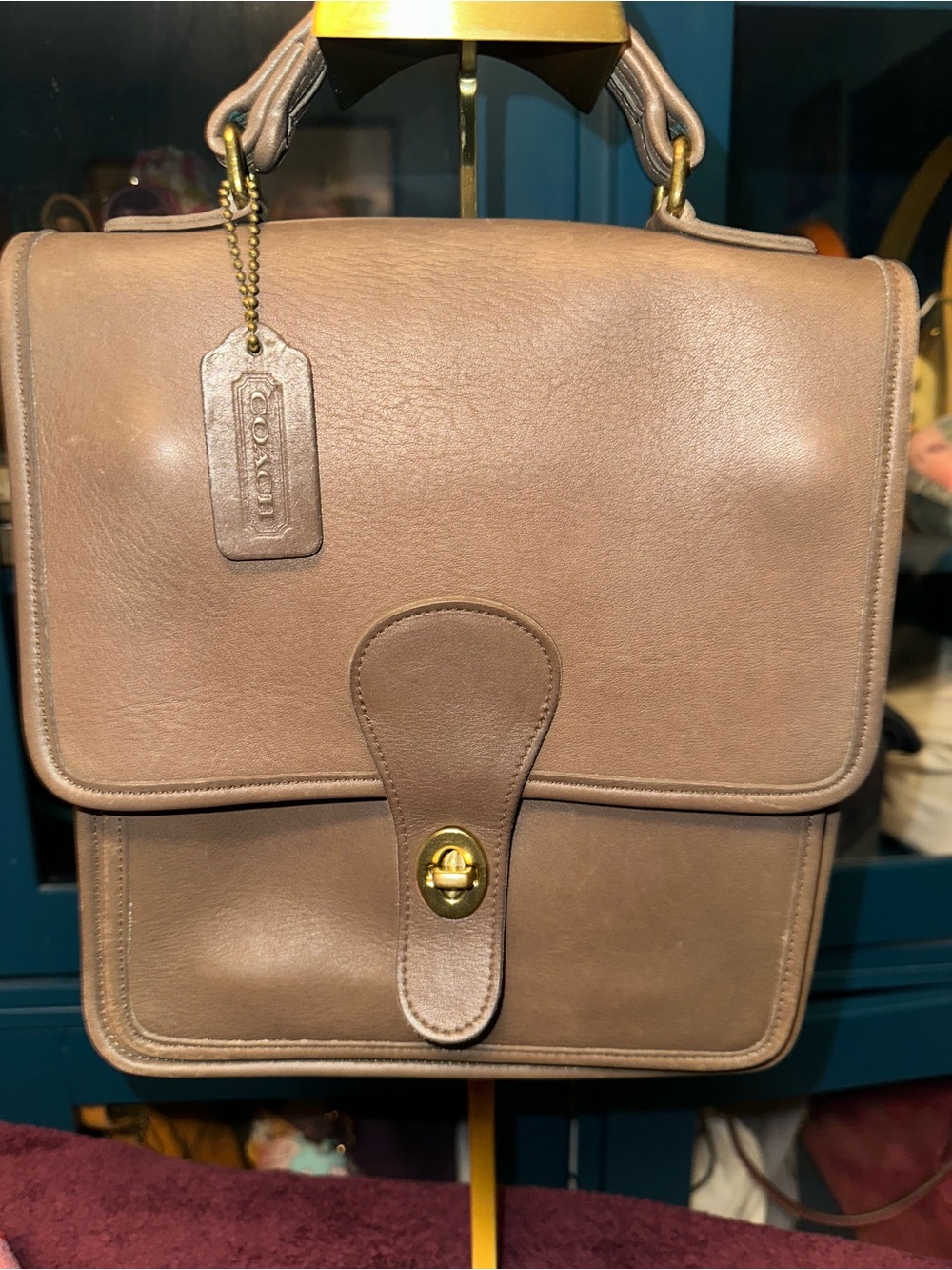 Coach Vintage Station Bag 5130 in RARE TAUPE